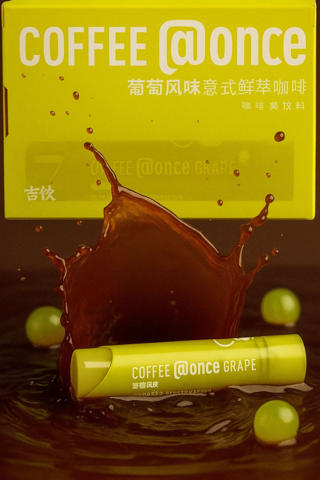 NEW* @ONCE GRAPE COFFEE  Simpler Club